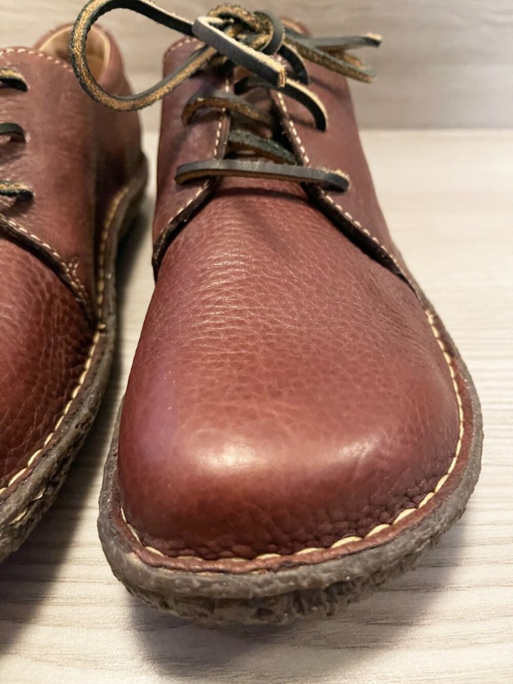 Born Crown Leather Oxford Shoes Women's 11 Brown Comfort Dark Academia EU 43 - Picture 5 of 13